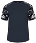Badger Sport Camo Sport Performance Tee Shirt NAVY/NAVY/CAMO Front