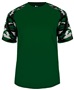 Badger Sport Camo Sport Performance Tee Shirt FOREST/FOREST/CAMO Front
