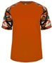 Badger Sport Camo Sport Performance Tee Shirt BURNT ORANGE/BURNT ORANGE/CAMO Front