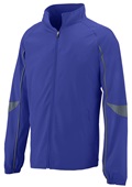 Augusta Sportswear Adult Quantum Jacket 3780 PURPLE/GRAPHITE Pocket