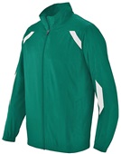Augusta Sportswear Adult Youth Avail Jacket DARK GREEN/WHITE Pocket