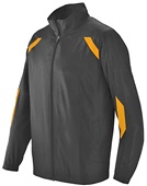 Augusta Sportswear Adult Youth Avail Jacket BLACK/GOLD Pocket