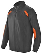 Augusta Sportswear Adult Youth Avail Jacket BLACK/ORANGE Pocket