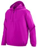 Adult SideSeam Pockets, 1/2 Zip Pullover Hoodie POWER PINK Pocket