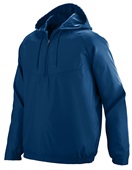 Adult SideSeam Pockets, 1/2 Zip Pullover Hoodie NAVY Pocket